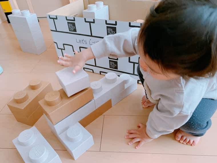 レンブロックソフトをレビュー！子供も遊べて家具にもなる多機能でエコなブロックおもちゃ｜うちほく